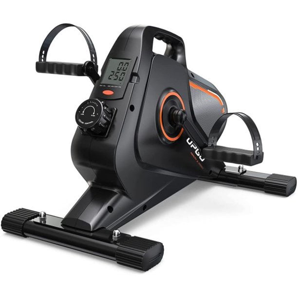 UPGO Under Desk Mini Exercise Bike Portable Magnetic Pedal Exerciser ...