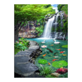 thumbnail image 2 of 2X Full Square Landscape Nature DIY Diamond Embroidery Waterfall Home Decor, 2 of 5