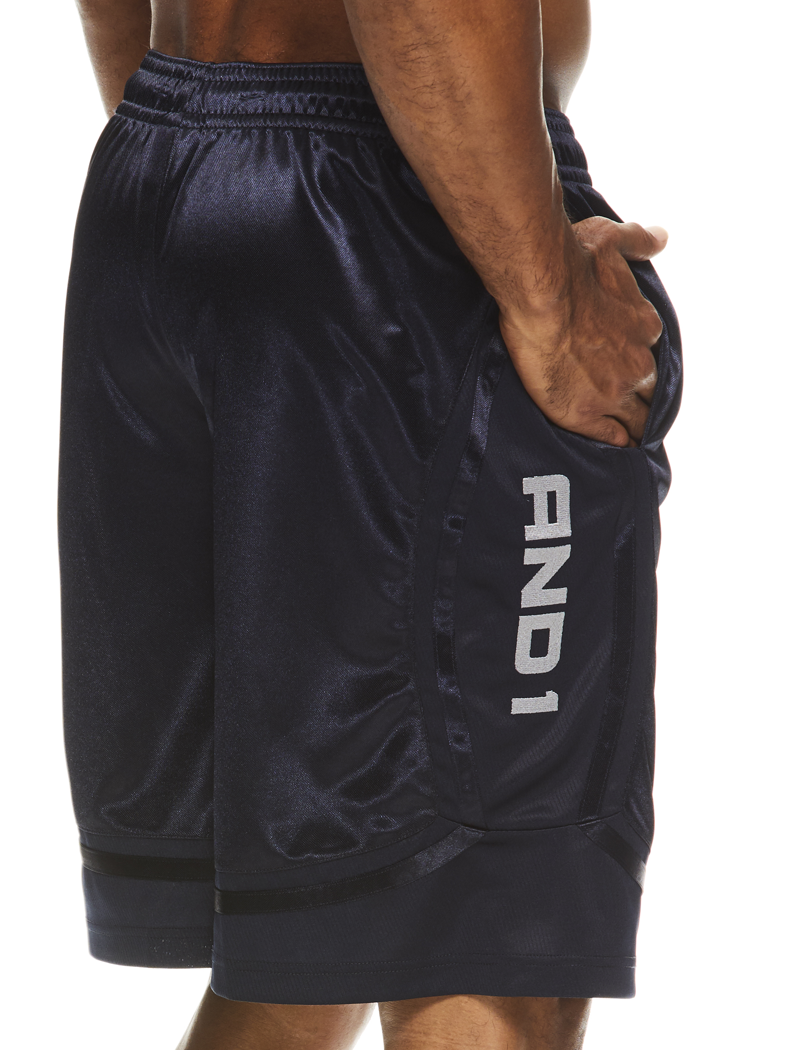 AND1 Men's and Big Men's Active Core 11" Home Court Basketball Shorts, Sizes S-5XL - image 5 of 5