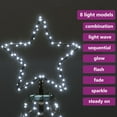 thumbnail image 6 of vidaXL Christmas Tree with Metal Post LEDs Xmas Decoration Multi Colors/Sizes, 6 of 49