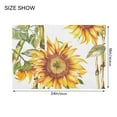 thumbnail image 2 of Toilet Rug Set Non-Slip Bathroom Rugs Soft Plush Machine Washable Contour Bath Mat Sunflower and Bamboo 24x20/24x16, 2 of 9