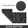 thumbnail image 6 of Black White Gothic Dreamcatcher Owl Skull Pattern Kitchen Rugs Sets Of 2,Anti Fatigue Kitchen Mat Rugs Non Slip Washable,Decorative Kitchen Floor Mats for Kitchen,Sink,Laundry,17"x30"+17"x47", 6 of 7