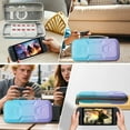 thumbnail image 4 of YUOY Switch 2 (2025) Carrying Case – Slim Travel Bag with 2 HD Screen Protectors,10 Game Slots, Water-Resistant Nylon & Shockproof EVA Shell, Mecha-Design Protective Case for Nintendo Switch 2, 4 of 7
