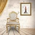 thumbnail image 3 of Fab Funky 12x14 Gold Ornate Wood Framed with Double Matting Museum Art Print Titled - Punk Rock Goose, 3 of 4