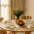 thumbnail image 3 of Round Placemats Sunflower Truck 15 inch Set of 6 Table Mats for Dining Table Vintage Hello Summer Heat Resistant Non-Slip Kitchen & Home Decorative Place Mat Set, 3 of 8