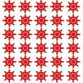 thumbnail image 2 of VWAQ Sailor Ship Wheel Wall Sticker - Nautical Wheel Wall Decals 30 Pack VWAQ (Red), 2 of 2