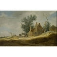 thumbnail image 2 of Pieter de Neyn 24x17 Gold Ornate Framed and Double Matted Museum Art Print Titled - Dutch Landscape (1626), 2 of 4
