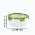 thumbnail image 3 of 3-in-1 Fruit and Vegetable Storage Containers,Draining Fresh Keeper Bins with Lid,Large Organizer for Fridge Kitchen Pantry, 3 of 6