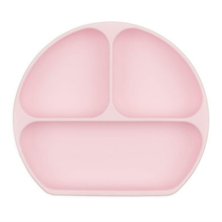 Bumkins Silicone Grip Dish - Pink