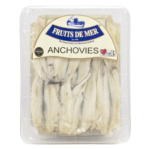 White Anchovies Marinated in Sunflower Oil 1 x 2.2 lbs