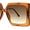 All Brown, variant on Womens Oversized Rectangle Butterfly Fashion Designer Sunglasses Tortoise Brown