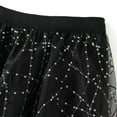 thumbnail image 4 of Women Mid Length Sequin Skirt Dance Party A Line High Waisted Skirt Holiday Party Pleated Half Skirts Skirt Long Bed Skirts Long Pleated Skirts for Women Long Skirt with Slit Bed Skirts for Adjustable, 4 of 5