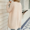 thumbnail image 3 of YFNNUP Women Long Sleeve Sweaters Cardigan Trendy Knit Open Front Coat 2025 Fall Fashion Outfits Loose Sweater Jacket, 3 of 9