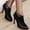 #288-Black, variant on Wowcloth Women's Fashion Ankle Boots – Pointed Toe High Heel Fashion Casual Versatile for Trendy Autumn Winter Stylish Footwear
