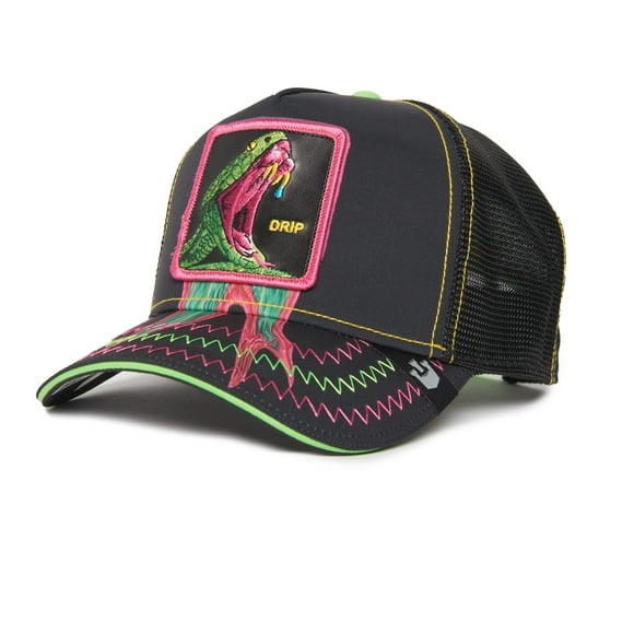 Goorin Bros. The Farm Drip Collection Unisex Adjustable Trucker Hat Black (DRIIPP) One Size