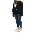 thumbnail image 4 of Ladies‘ Hooded Sweatshirt with Cat Print  Long Sleeve and Large Pocket, 4 of 9