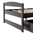 thumbnail image 6 of Twin Size Platform Bed with 2 Drawers, Pine Wood Bedframe with Headboard Footboard Wood Slat Support No Box Spring Needed, 6 of 9
