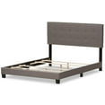 thumbnail image 4 of Allora Tufted Queen Panel Bed in Gray, 4 of 6