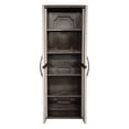 thumbnail image 4 of IWC Large 2 Door Storage Cabinet (27.96" x 71.85" x 17.72"), Taupe/Espresso, 4 of 20