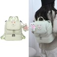thumbnail image 2 of Fashionable Diaper Backpack for Moms Large Capacity baby care Bag Spacious & Stylish Diaper Bag Upgrades for Parents White, 2 of 5