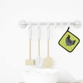thumbnail image 3 of Caroline's Treasures Jersey Giant Chicken Green Pair of Pot Holders, 3 of 3