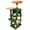Green Orange, variant on Costway 44” Tall Multi-level Cat Tree with Cushion Top Perch, 2-Entrance Large Cat Condo Light Gray