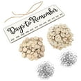 thumbnail image 3 of KALLORY Wooden Birthday Reminder Board Delicate Calendar Hanging Ornaments Date Display Adornment for Home Office (Beige and Black), 3 of 8