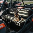 thumbnail image 2 of Yuyamidu Green American Flag UTV Seat Cover Soft Anti-Scratch Mule Bench Seat Cover Eagle UTV Seat Accessories Full Protection Compatible with Kawasaki Mule 3000 3010 3020, 2 of 7