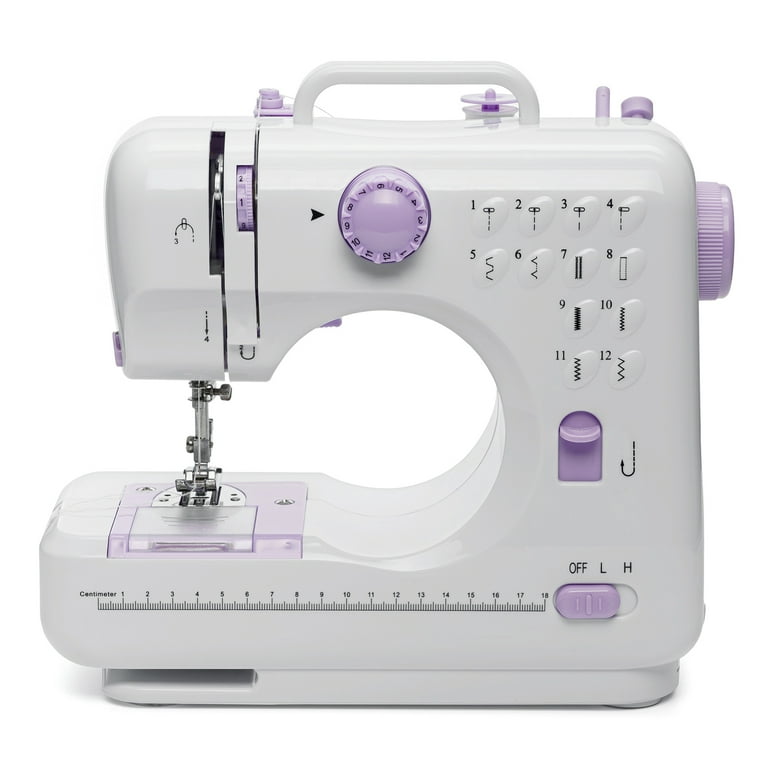 YouYeap Electric Sewing Machine 12 Stitches Multi-Functional Mending Sewing  Machine for Beginners