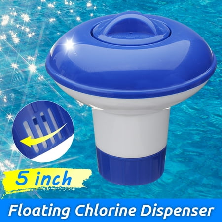 5 inch Swimming Pool Spa Chlorine Bromine Chemical Tablet Dispenser Pill Case