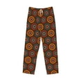 thumbnail image 6 of Uemuo 60s and 70s Aesthetic1 Pattern Men's Wide Leg Palazzo Lounge Pants with Pockets Light Weight Loose Comfy Casual Pajama Pants-Medium, 6 of 9