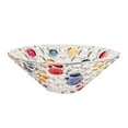 thumbnail image 1 of Lisboa Collection Modern Bohemian Crystal Hand-Crafted Decorative Bowl - 12 Inches Bowl, 1 of 2