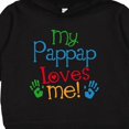 thumbnail image 3 of Inktastic My Pappap Loves Me Toddler Hoodie, 3 of 4