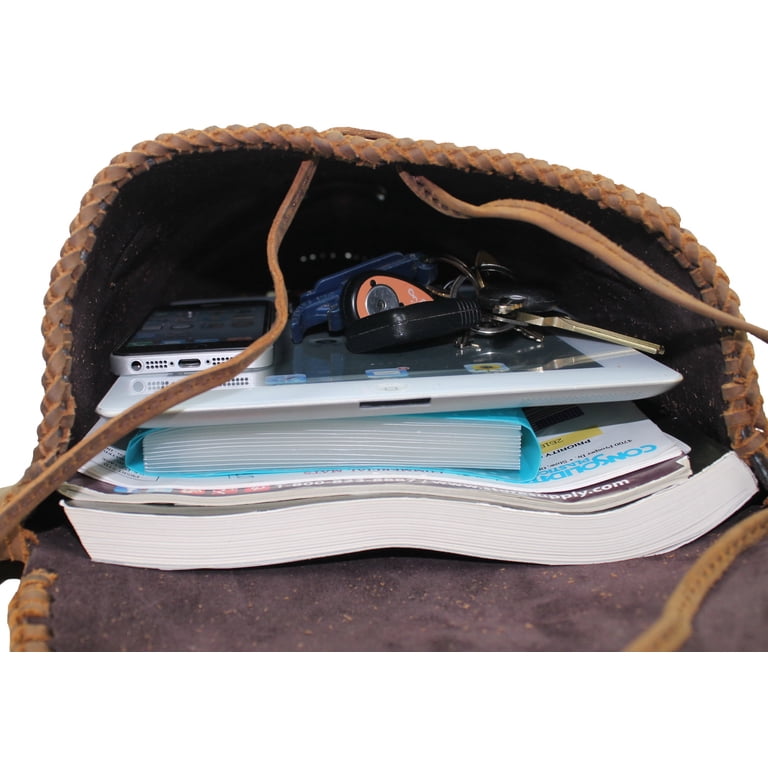 Handmade Full Leather Cowhide Bull Head Backpack LK01.VB  display picture 1
