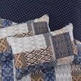 thumbnail image 5 of 100% Cotton 3 Piece Printed Reversible Quilt Set - Laura Full/Queen, 5 of 5