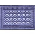 thumbnail image 1 of Ahgly Company Machine Washable Indoor Rectangle Persian Blue Traditional Area Rugs, 5' x 7', 1 of 4