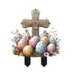 thumbnail image 2 of de patio de Pascua con Juego de Pascua Decoración Estatuilla Favores del partido Juego de jardín de césped Juego para patio de flores Césped al 1x Cruz, 2 of 8