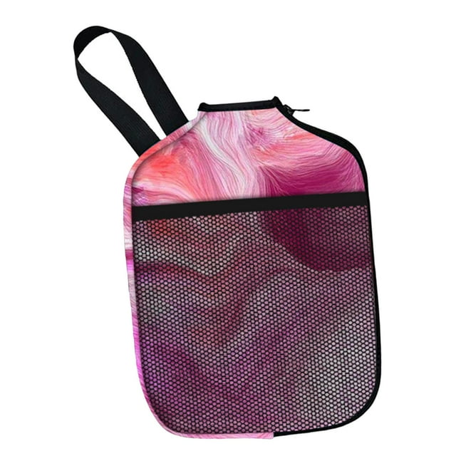 koolsoo Housse de Paddle de Pickleball en Néoprène Cadeau Étui de Paddle de Tennis de Table avec Poignée Rose