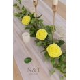 thumbnail image 3 of Rosas Artificiales N&T NIETING 25 piezas Amarillas 18 cm para Decoración DIY, 3 of 6