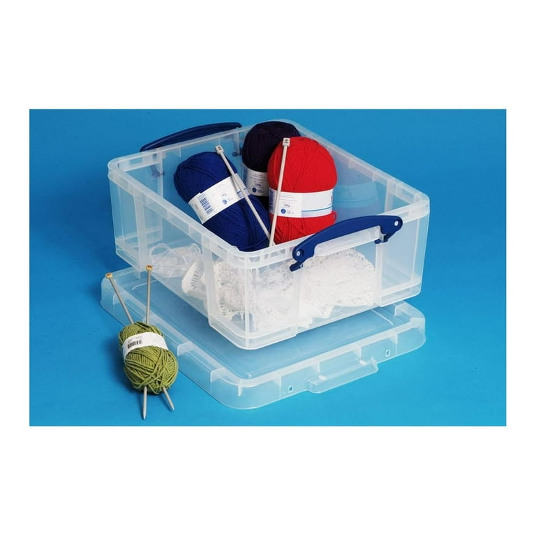 Really Useful Storage Box Plastic Lightweight Robust Stackable 18 