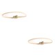 thumbnail image 2 of Guardurnaity Cinturón de cintura de moda Elástico Exquisito Ajustable Metal Estrecho Estiramiento Correa con hebilla Adornos Día de San Valentín Oro 2piezas, 2 of 6