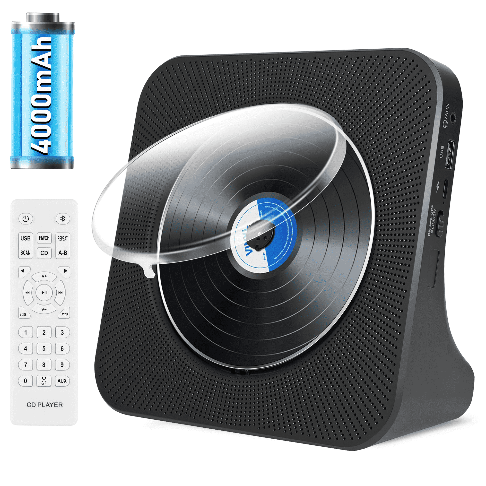 Toshiba 800W Bluetooth Home Audio Stereo System with CD