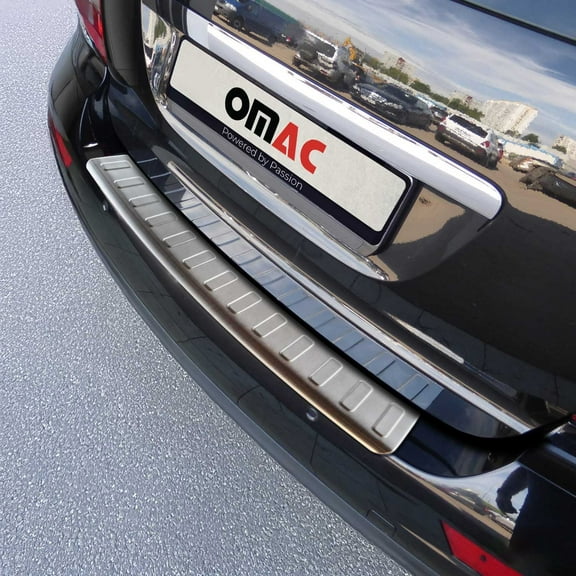 Rear Bumper Sill Cover Guard for Mercedes M Class W164 2005-2011 Brushed Steel