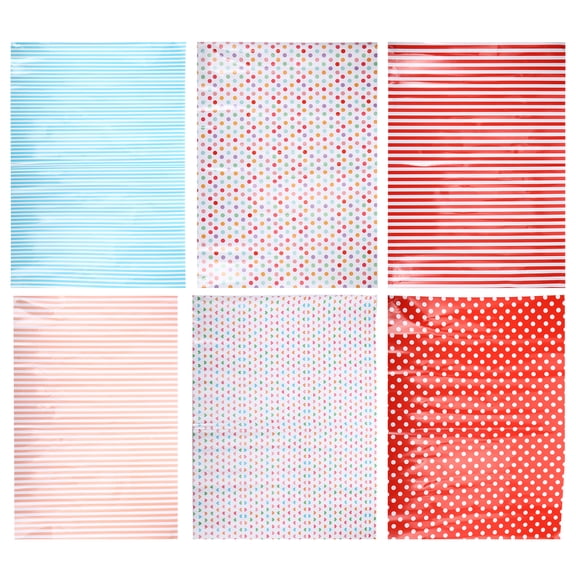 LOLIPPYY 6-Pack Wrapping Paper Set with Unique Stylish Designs for Presents, Birthdays, Holidays, and Special Occasions