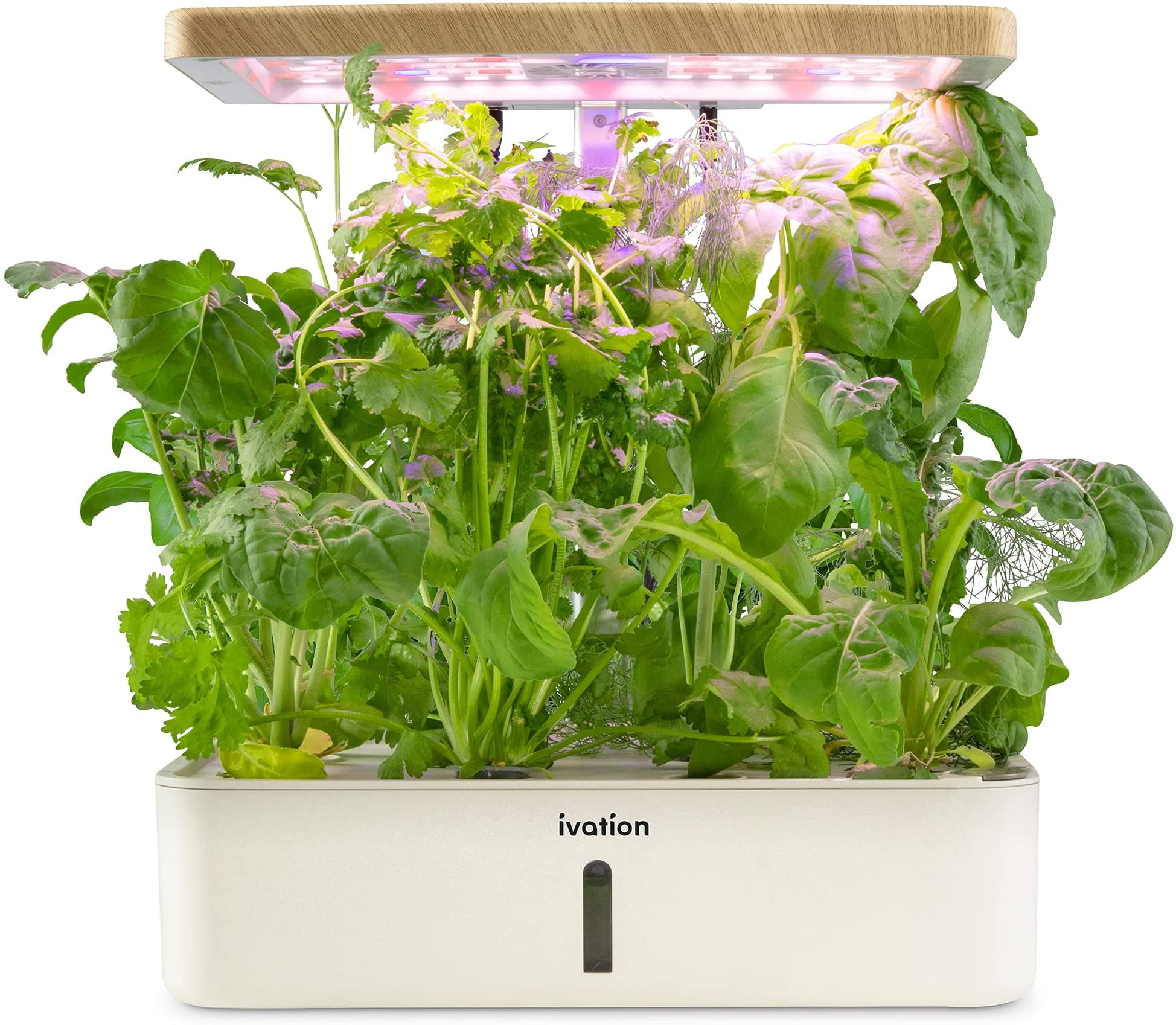 Ivation 12Pod Indoor Herb Garden Starter Kit Hydroponic Germination System with Adjustable