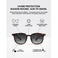 thumbnail image 3 of Women's Polarized Sunglasses – Lightweight 16.5g TR90 Frame, UV400 Protection Classic Fashion Shades for Driving Fishing Beach Outdoor, 6 Colors Available, 3 of 6