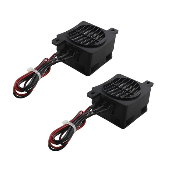 2x Calentadores de Ventilador Calentador Termostático de de Huevos Calentador de Ventilador PTC 24V 200W BLESIY Calentador de espacio eléctrico