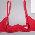 thumbnail image 4 of Lace Underwire Push Up Bra for Deep V Tees Comfort Support lingerie with Gentle Lift and Patterned Design for All-Season Wear, 4 of 6