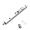8 inch-steel color, variant on 304 Steel Door Bolt Concealed Bolt for Recessed Entry and Interior Door Hardware