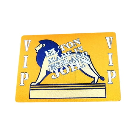 Elton John Made in England Tour 1995 VIP Backstage Pass